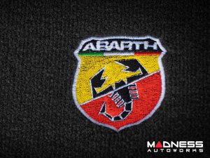 FIAT 124 Floor Mats - Black Carpet w/ ABARTH Crest